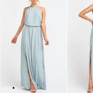 Show me your mumu heather halter dress